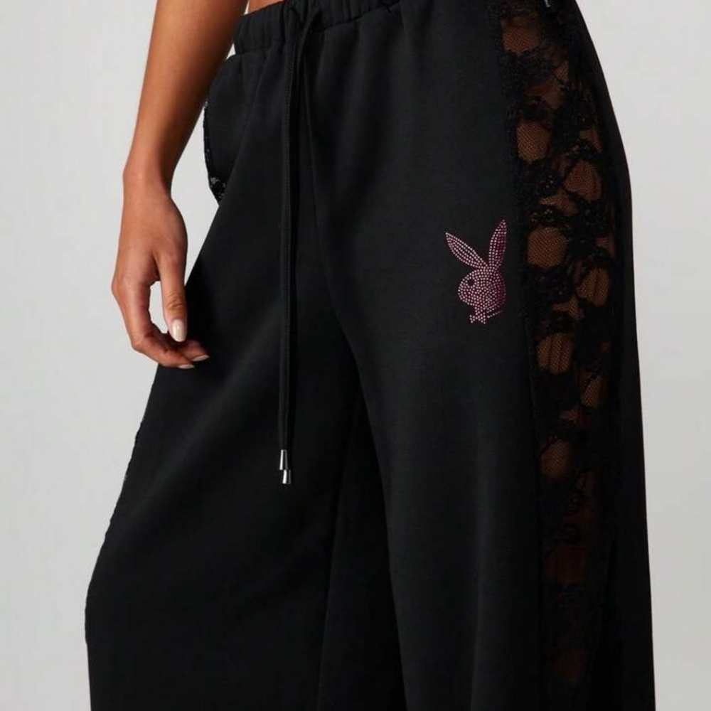 Playboy Lace Sweats 💕 - Picture 2 of 4